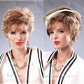 High Quality Lace Frontal Fashion Lady Short Synthetic Hair Wig Short Style Straight Wigs